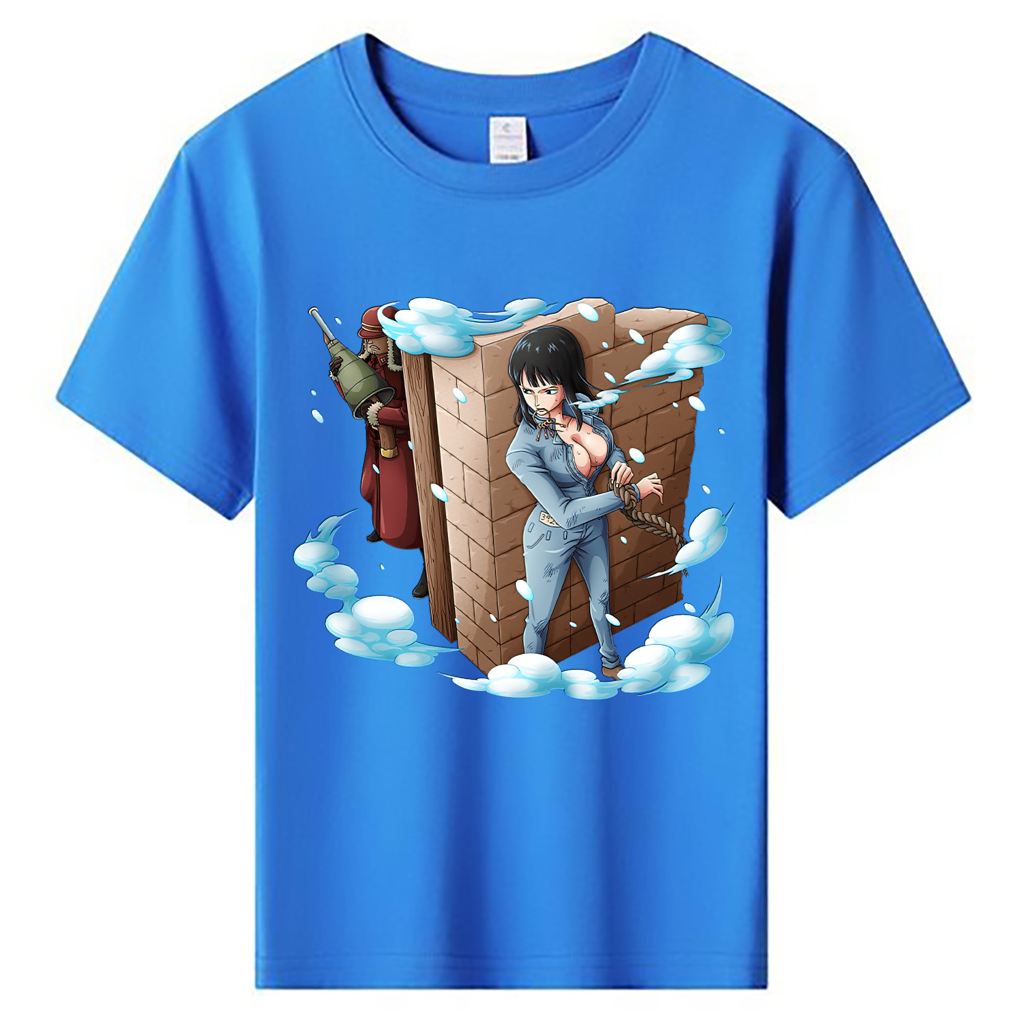 ワンピース ニコ・ロビン ONE PIECE Nico Robin 綿100％キッズTシャツ（フロントプリント）